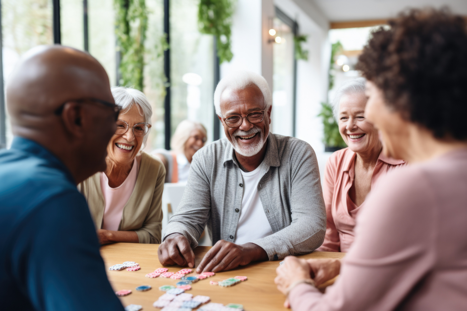 Des seniors en accueil temporaire dans un Ehpad