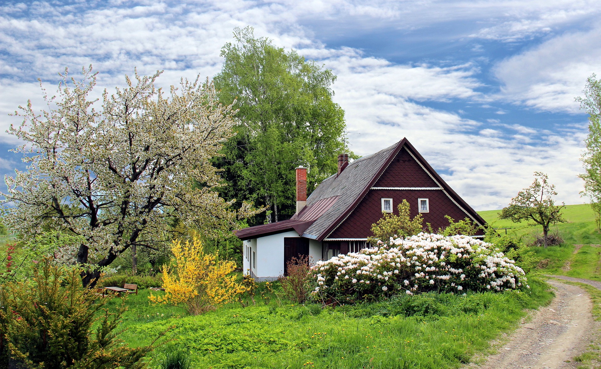 Une maison de retraite dans la montagne